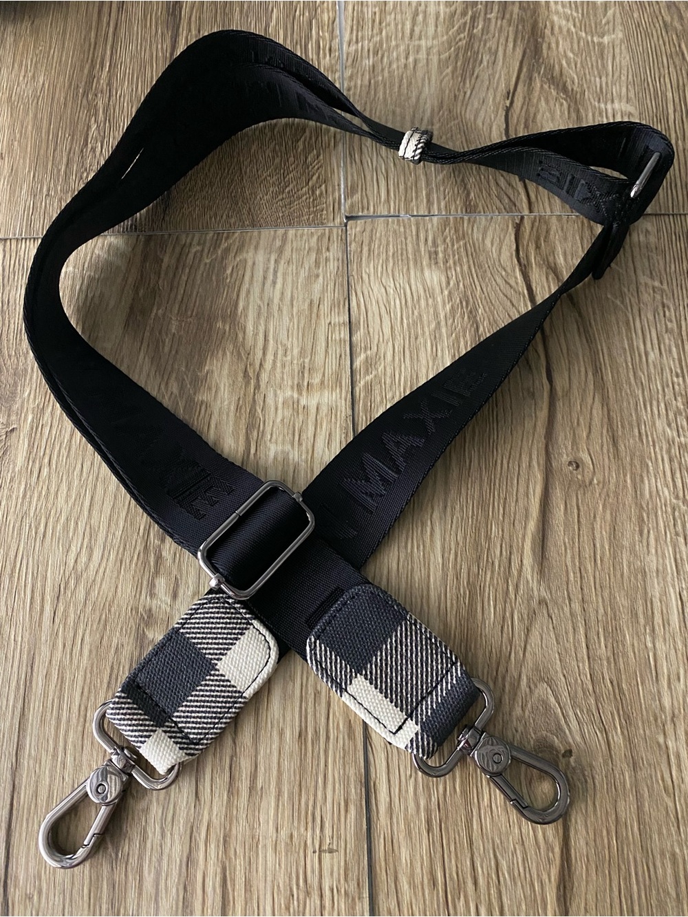 Bon Maxie Replacement Crossbody Shoulder Strap Adjustable Nylon Logo Bag Strap